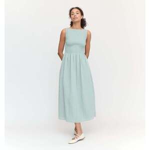 NEW Hill House Home The Cosima Nap Dress in Sage Green Tonal Seersucker Size S